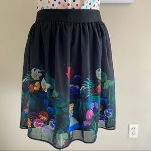 Hot Topic Disney Alice in Wonderland Skirt